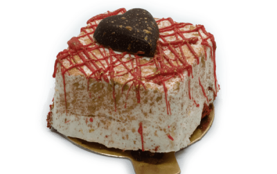 CHEESE CAKE COULANT San Valentín- Helados artesanos, helados para restaurantes, postres helados, monoporciones, helados extremadura Diseño gráfico y web mangall estudio mangallestudio